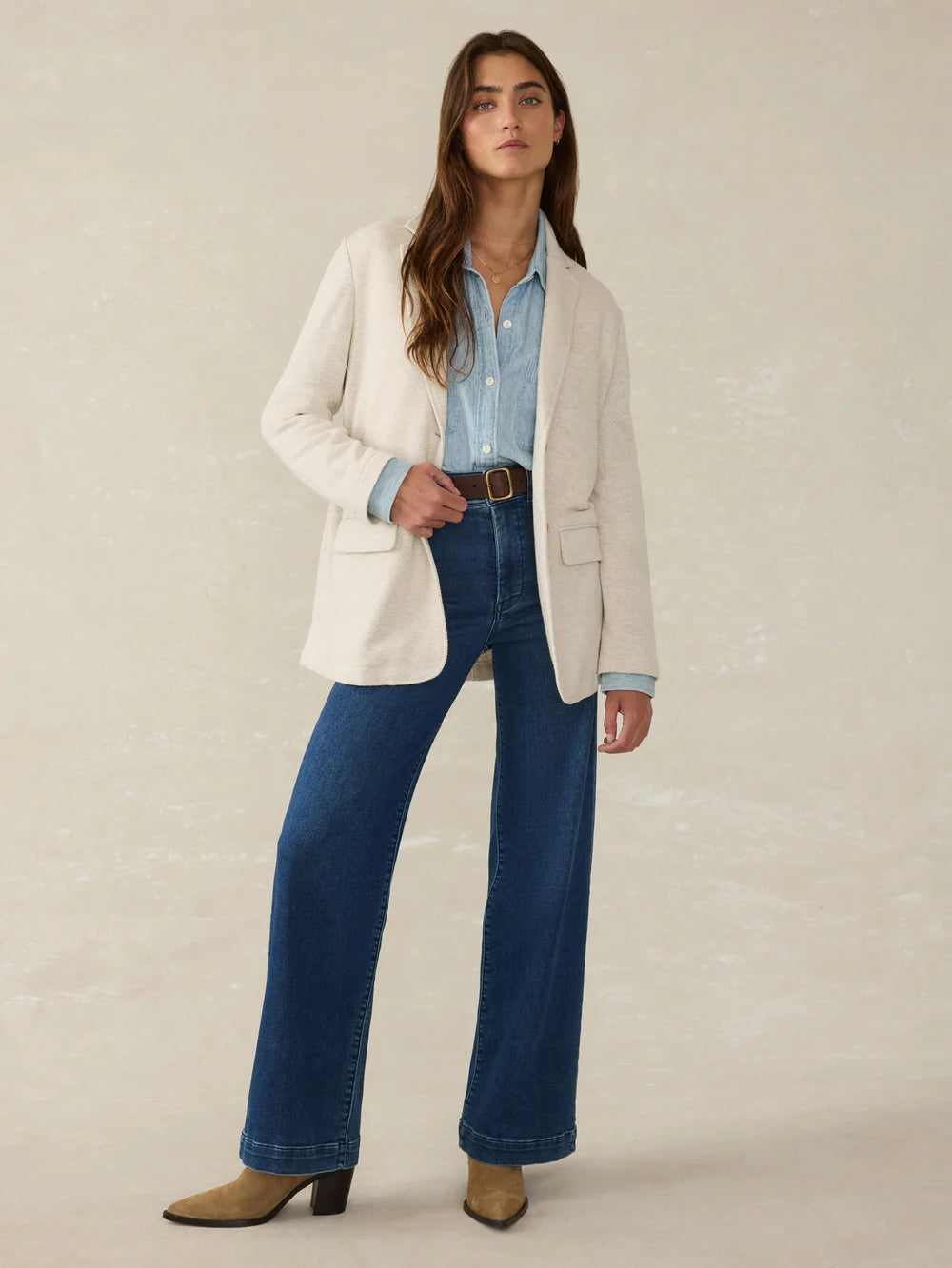 Faherty Women's Inlet Knit Blazer