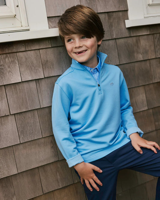 Southern Tide Youth Long Sleeve Schooner Quarter Zip