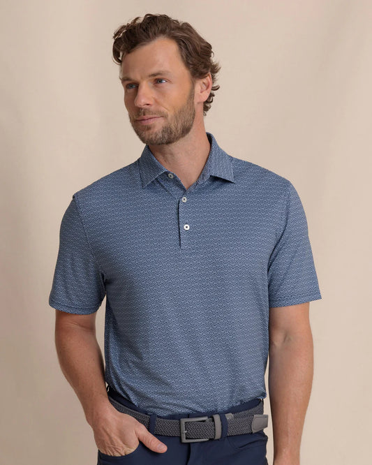 Southern Tide Men's Short Sleeve Driver Geo Polo