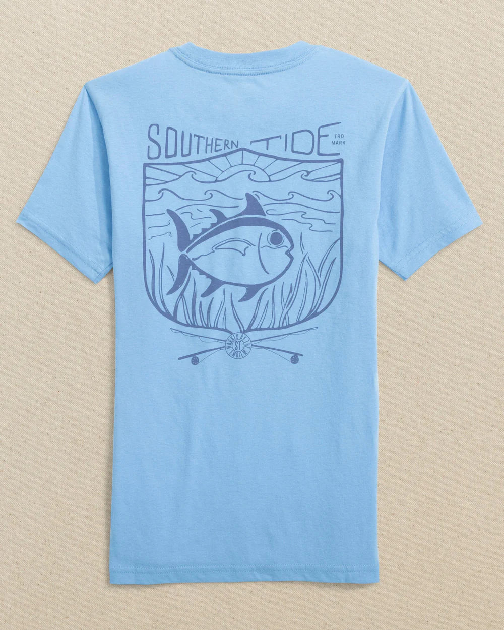 Southern Tide Boys Short Sleeve Skipjack Fishing Tee