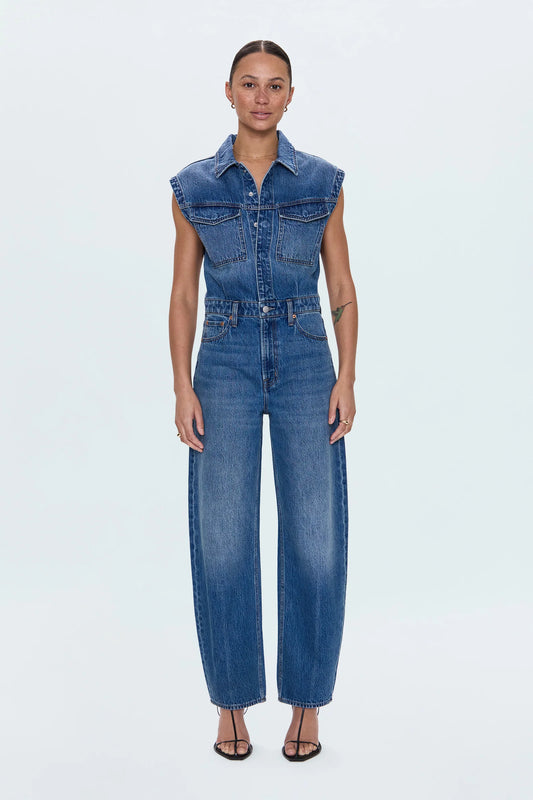 Pistola Ace Sleeveless Barrel Leg Jumpsuit - Fairview