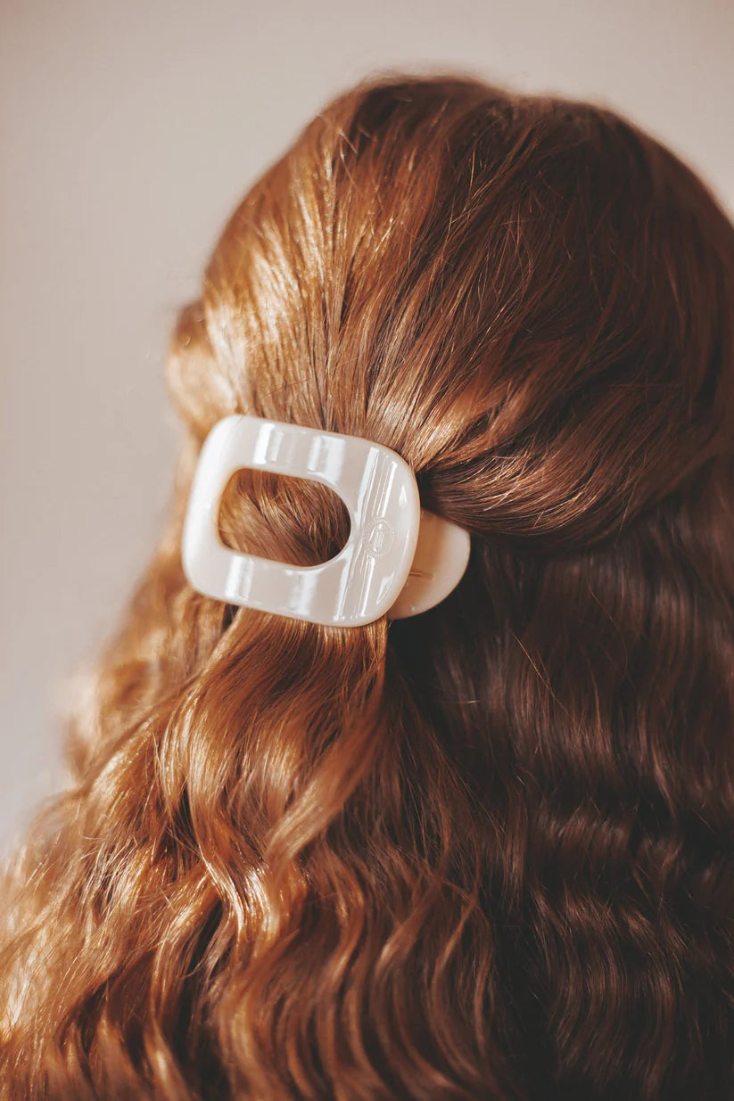 Teleties Small Round Flat Hair Clip