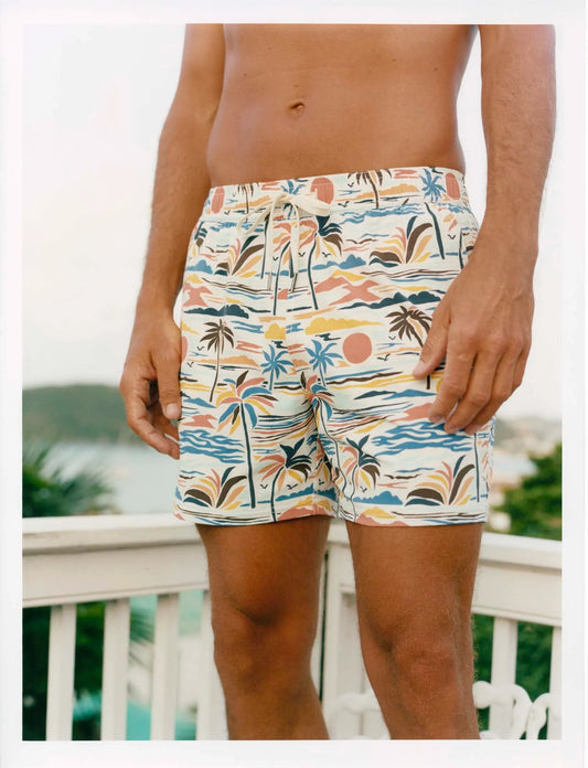 Fair Harbor Men's Bungalow Trunk- Hidden Cove