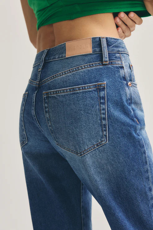 Pistola Issa Mid Rise Relaxed Straight Jean - Sorensen
