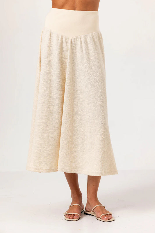 We Are Sundays Saphire Boucle Knit Midi Skirt
