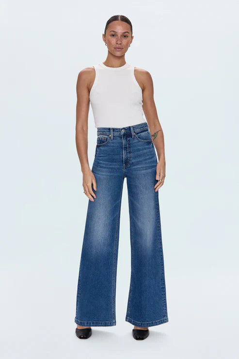 Pistola Lana High Rise Ultra Wide Leg Jean - Soho