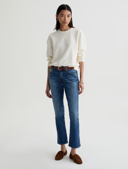 AG Mari Crop Jean Mid-Rise Slim Straight | 15 Years Prague
