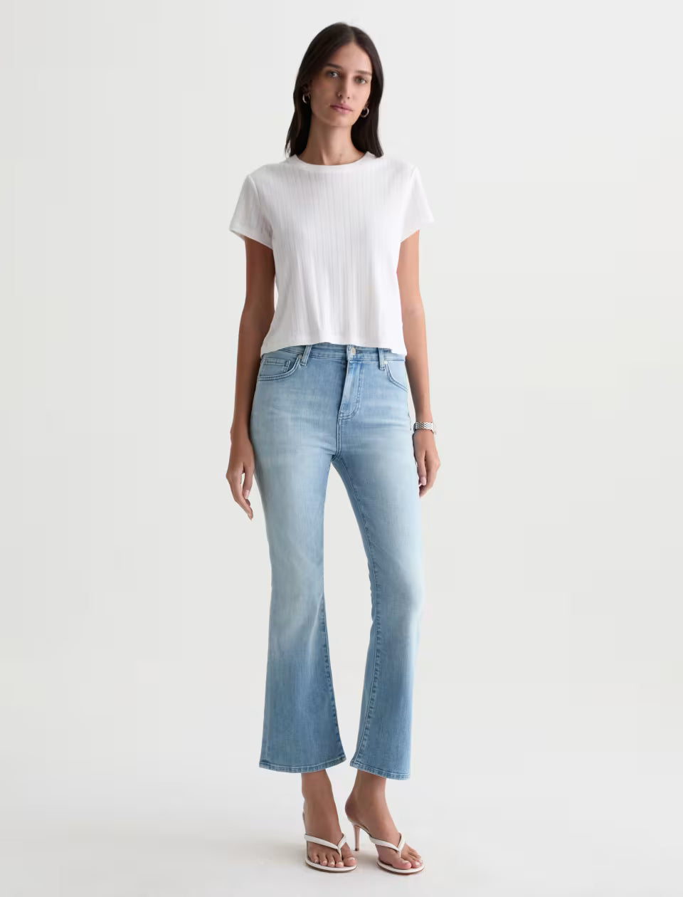 AG Farrah Boot Crop Jean Mid-Rise Fit | Flight