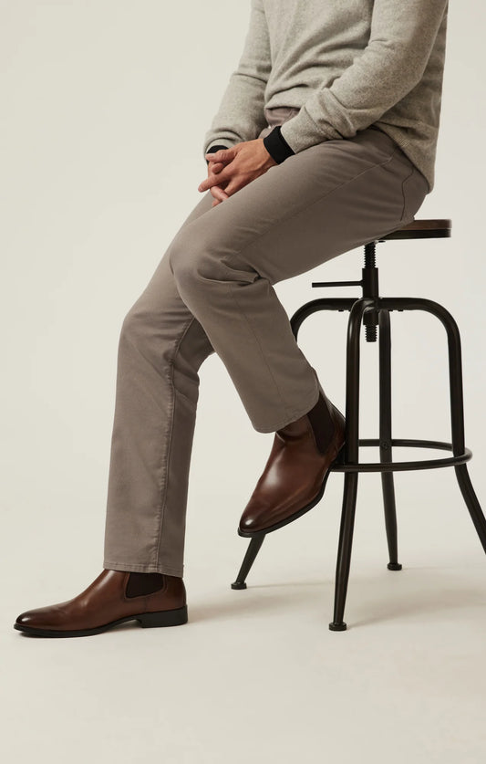 34 Heritage Charisma Relaxed Straight Pants In Taupe Coolmax