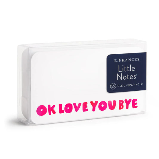 E. Frances Okloveyoubye Little Notes