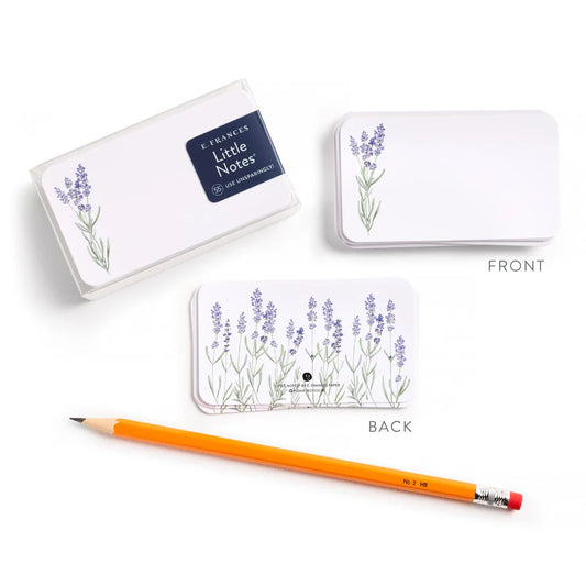 E. Frances Lavender Little Notes