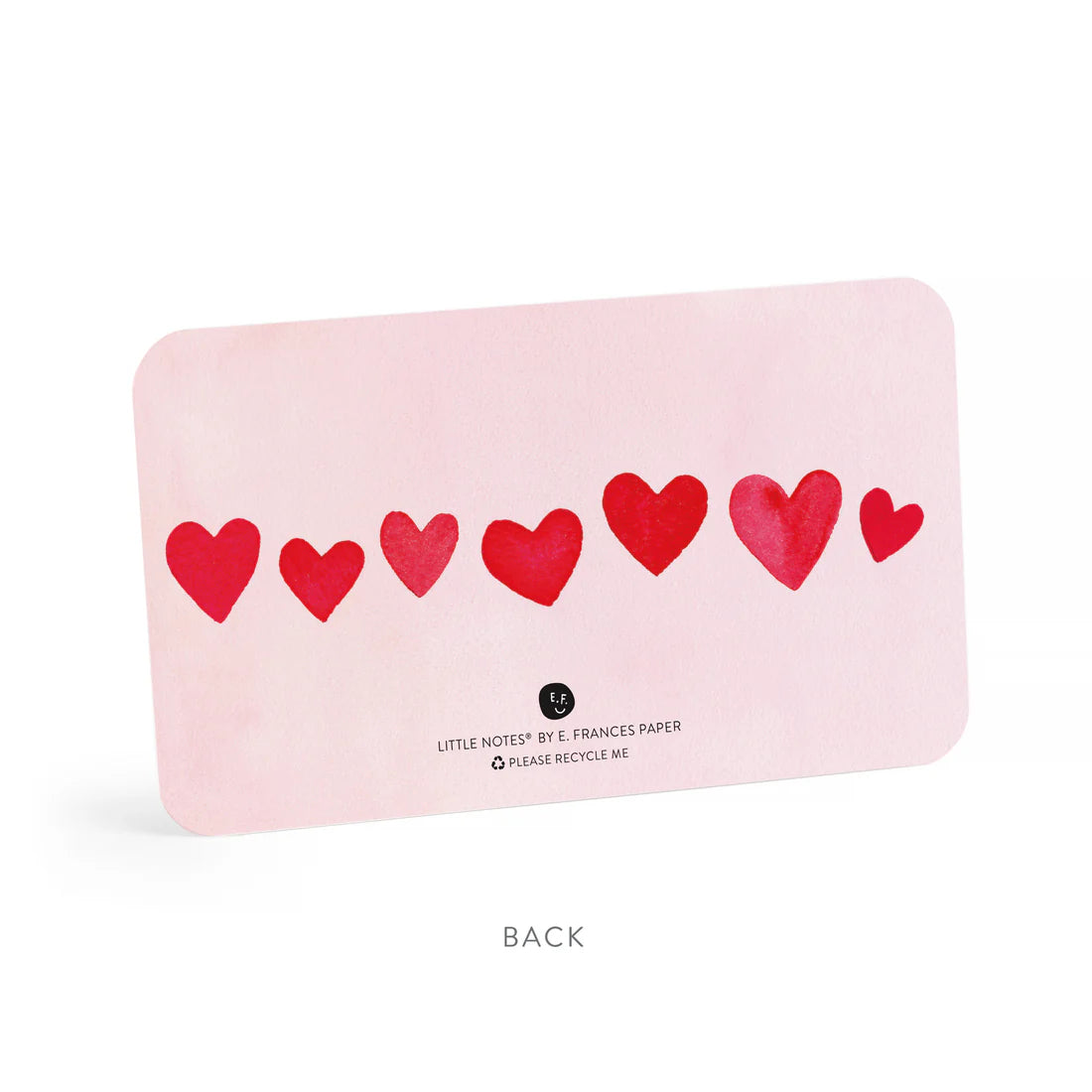 E. Frances Mini Hearts Blush Little Notes