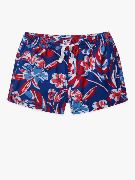 Chubbies Toddler Classic Swim Trunk- The Lil Star Spangled Blooms