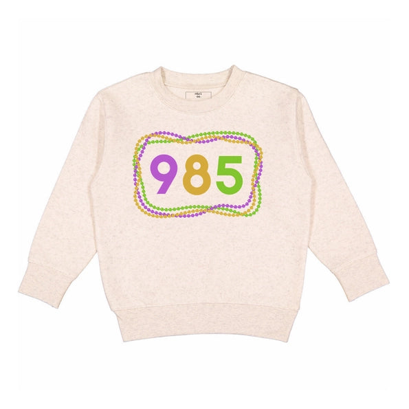 Ntrl Co. Local Code Kids Mardi Gras Crewneck