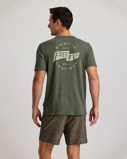Free Fly Men's First And Last Tee