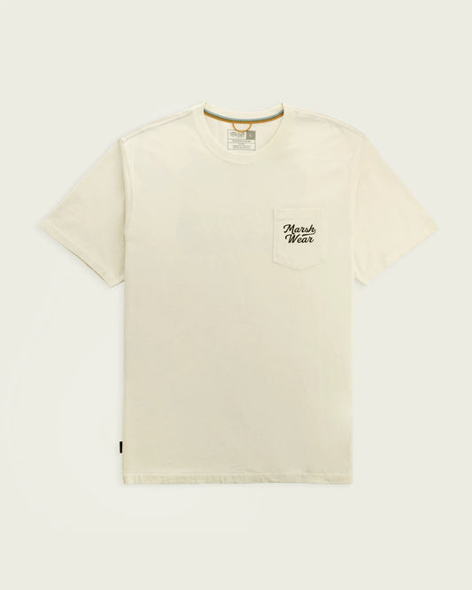 Marsh Wear Men's Snappy Tee- Vintage White
