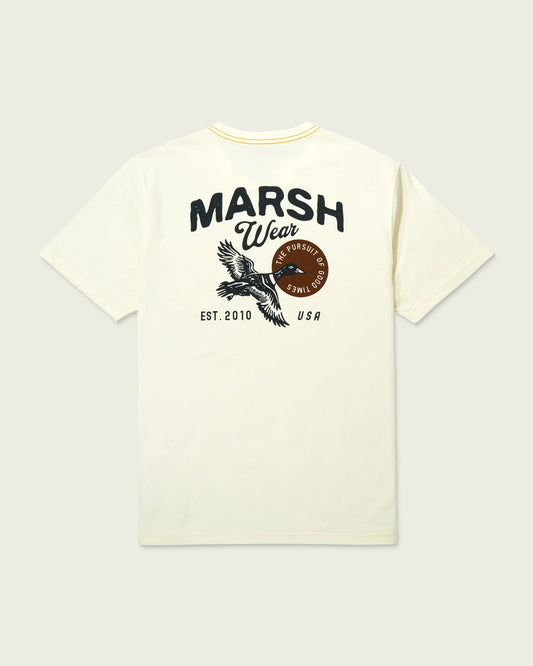 Marsh Wear High Flyer Duck Graphic Tee- Vintage White