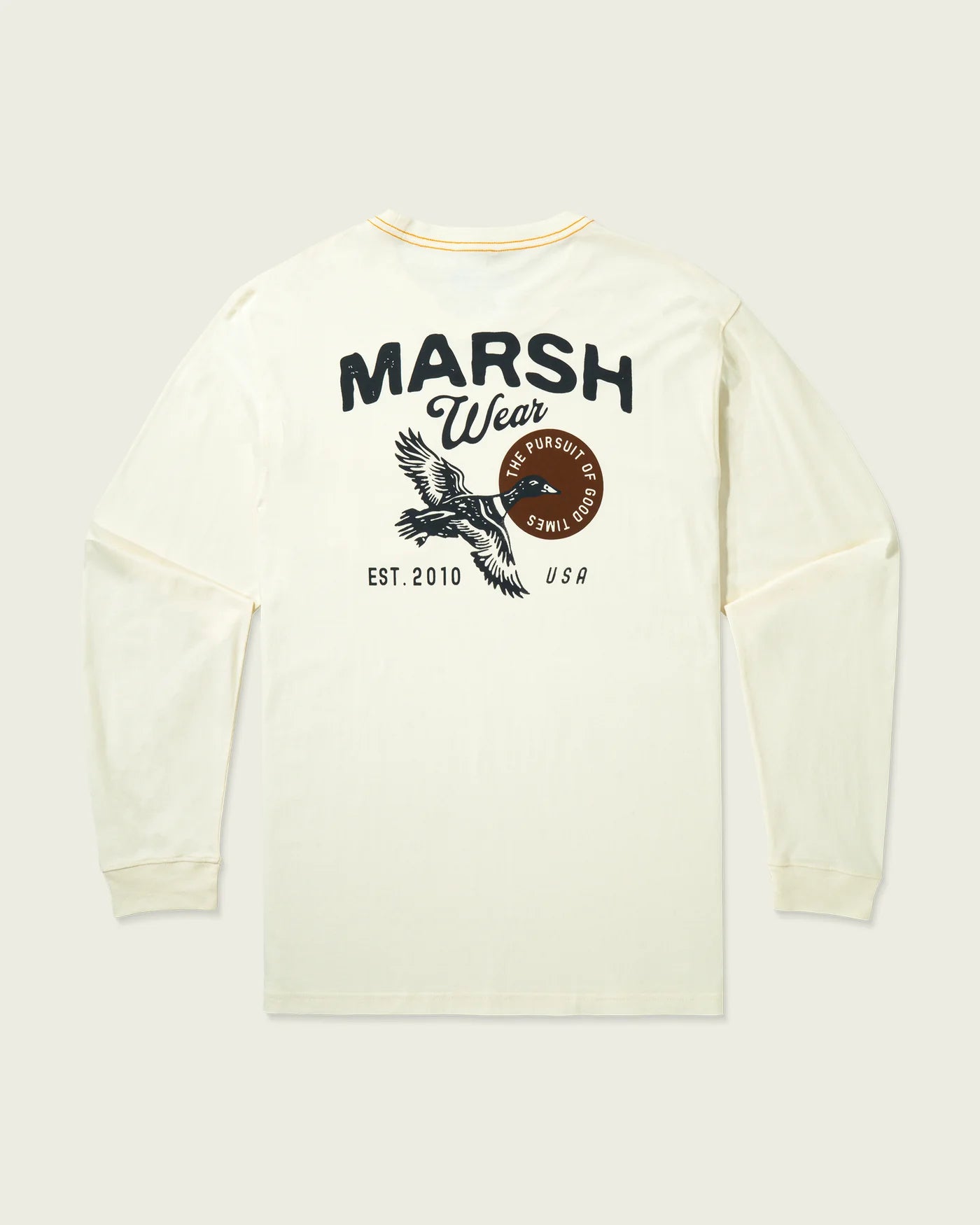 Marsh Wear High Flyer Long Sleeve Graphic Tee- Vintage White