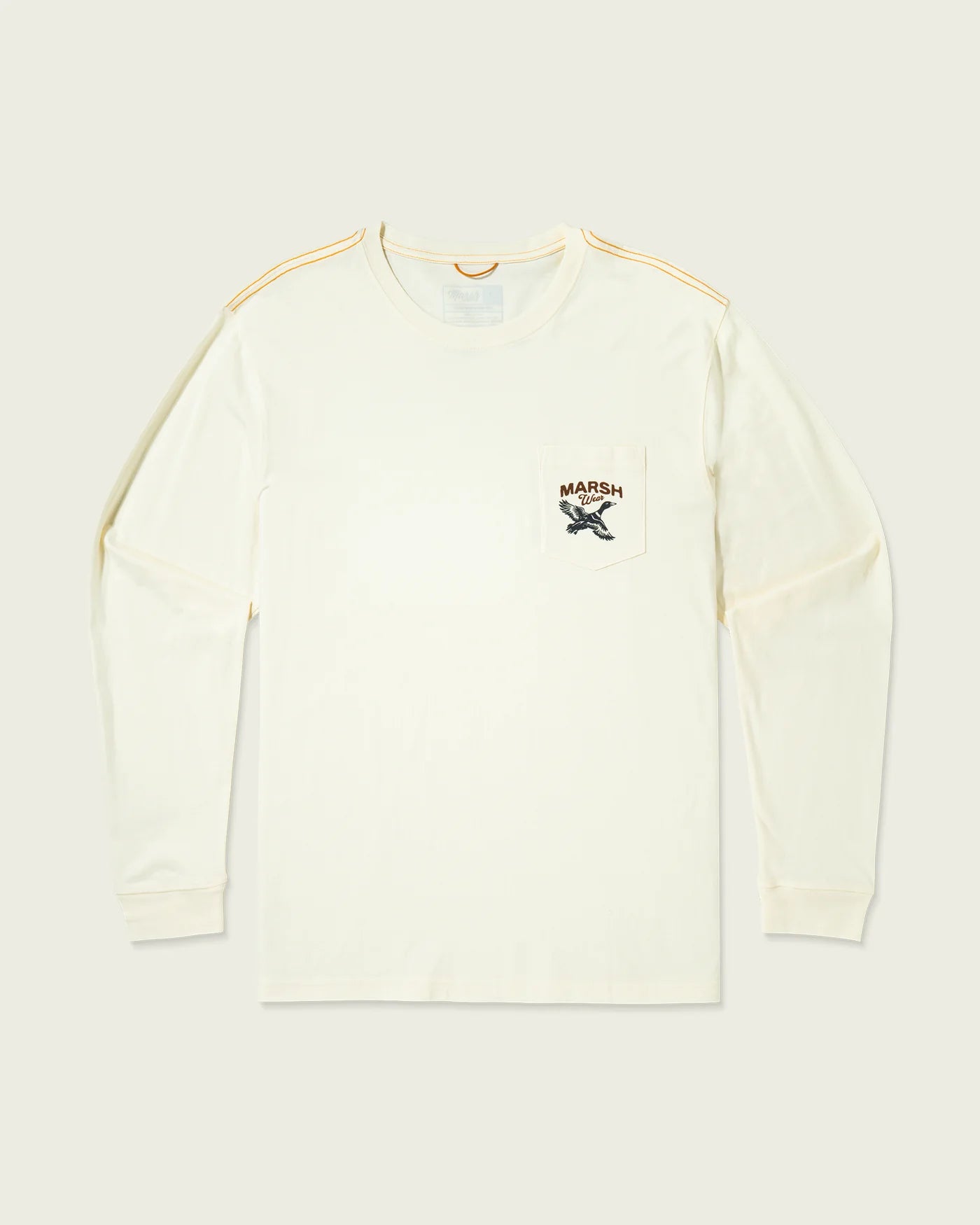 Marsh Wear High Flyer Long Sleeve Graphic Tee- Vintage White