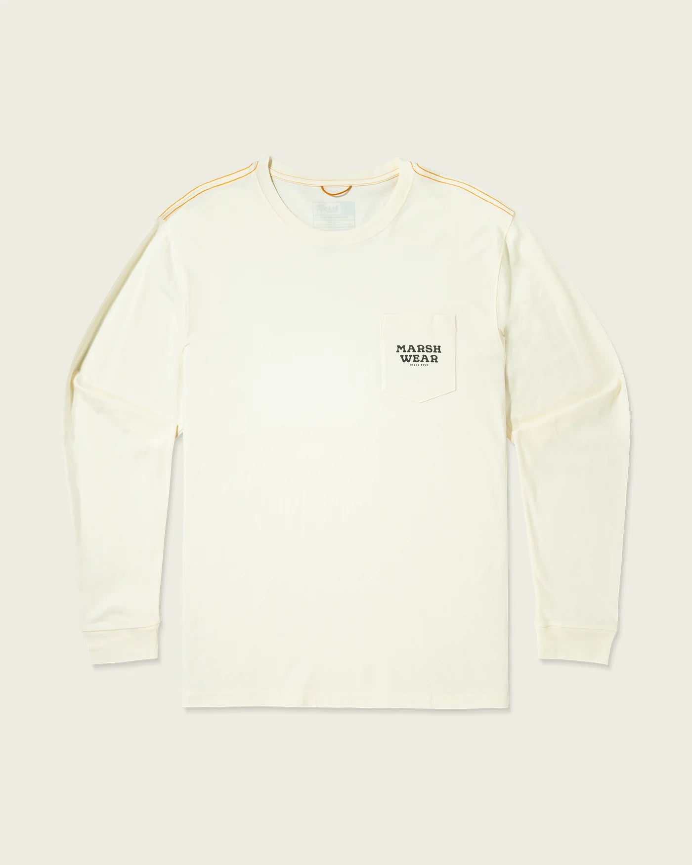 Marsh Wear Outfitter Long Sleeve Graphic Tee- Vintage White