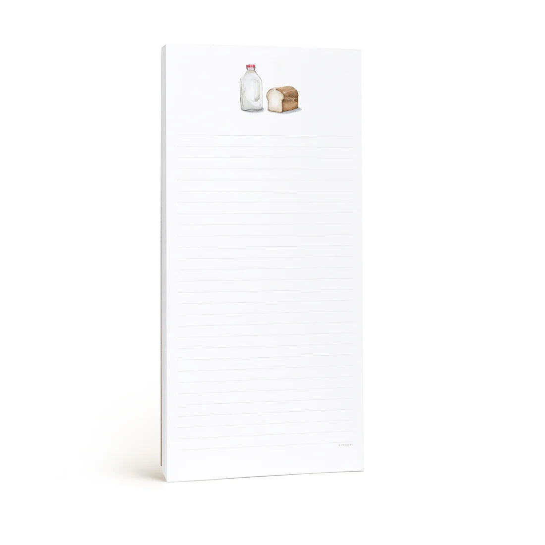 E. Frances Milk and Bread Market Notepad