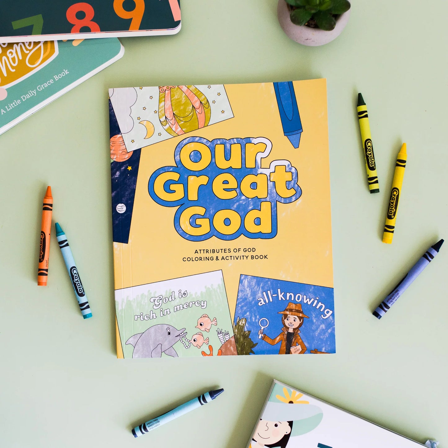 Daily Grace Co. Our Great God - Kids Coloring Book