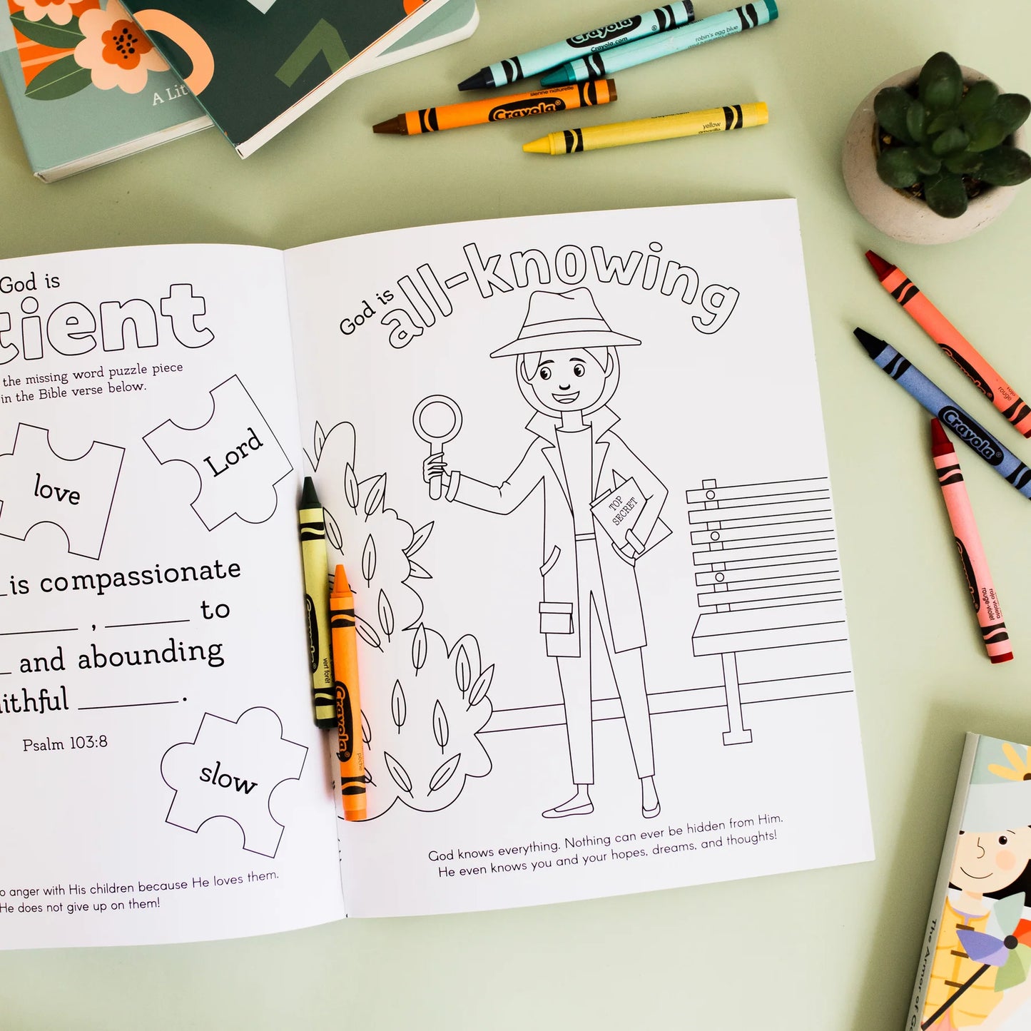 Daily Grace Co. Our Great God - Kids Coloring Book