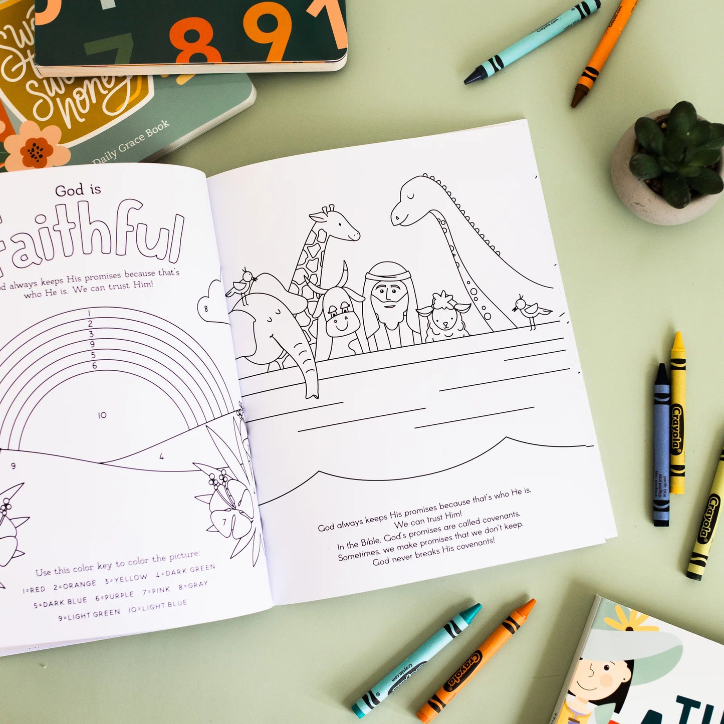 Daily Grace Co. Our Great God - Kids Coloring Book