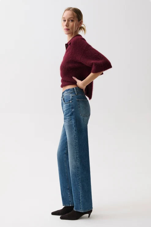 Pistola Cassie Super High Rise Straight Jean - Legend