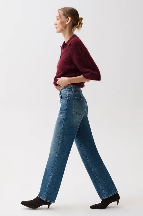 Pistola Cassie Super High Rise Straight Jean - Legend