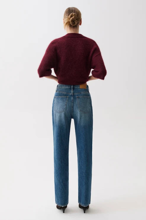 Pistola Cassie Super High Rise Straight Jean - Legend