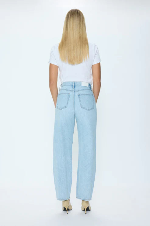 Pistola Wes High Rise Barrel Jean - Waves
