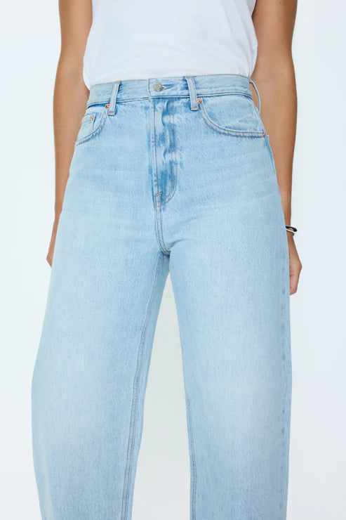 Pistola Wes High Rise Barrel Jean - Waves