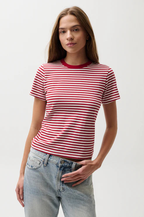 Pistola Alba Shrunken Tee - Racer Stripe