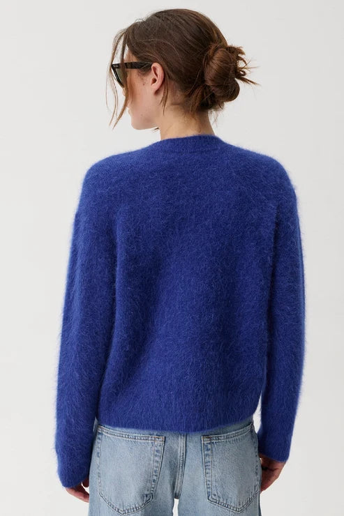 Pistola Kit V-Neck Pullover Sweater - Sapphire