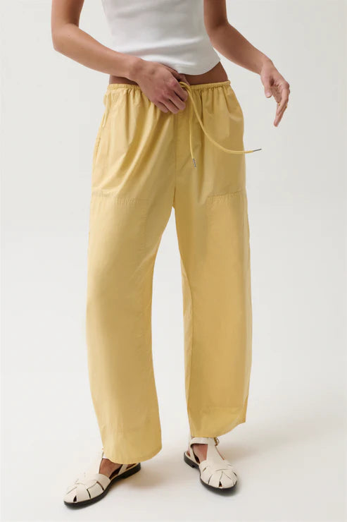 Pistola Theo Poplin Pant - Light Turmeric
