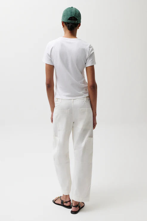 Pistola Sabrina Curved Utility Pants - White