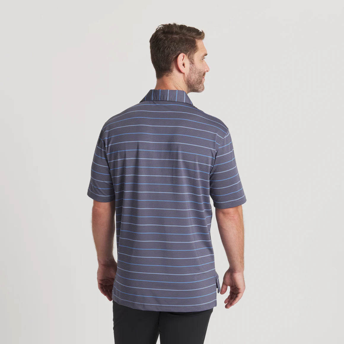 Southern Marsh Men's Gridiron Stripe Performance Polo