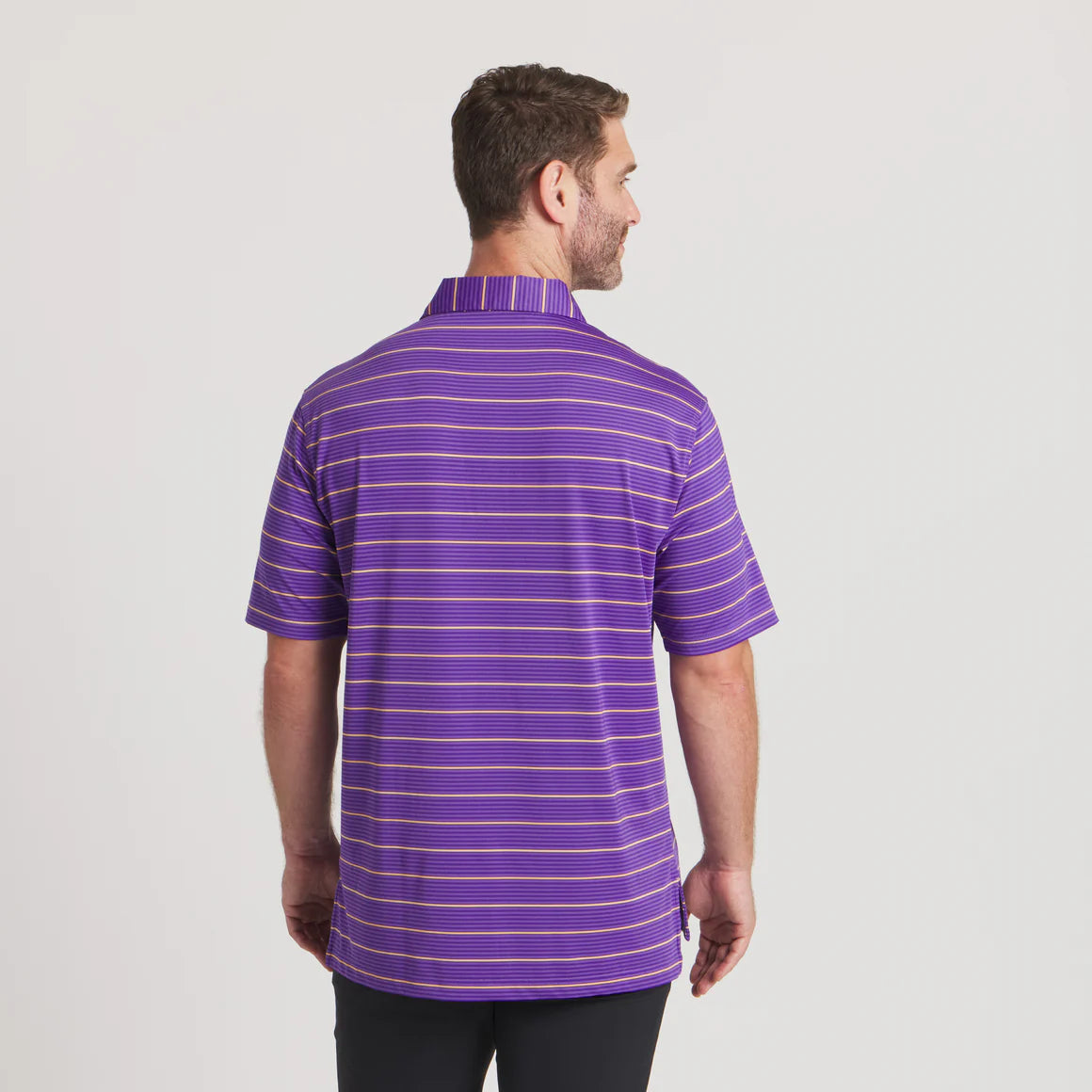 Southern Marsh Men's Gridiron Stripe Performance Polo