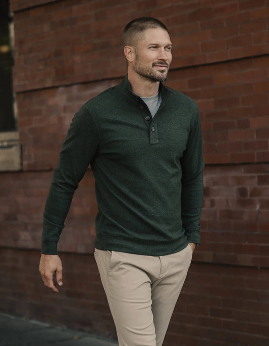 The Normal Brand Puremeso Button Popover in Olive