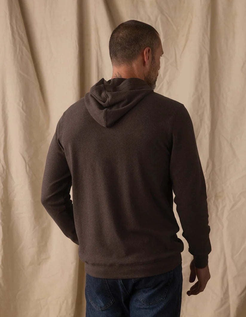The Normal Brand Puremeso Essential Hoodie in Ash Brown