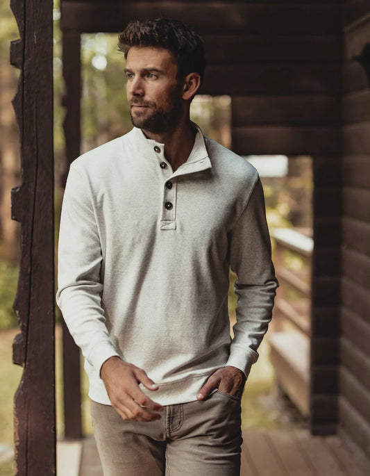 The Normal Brand Puremeso Button Popover in Stone