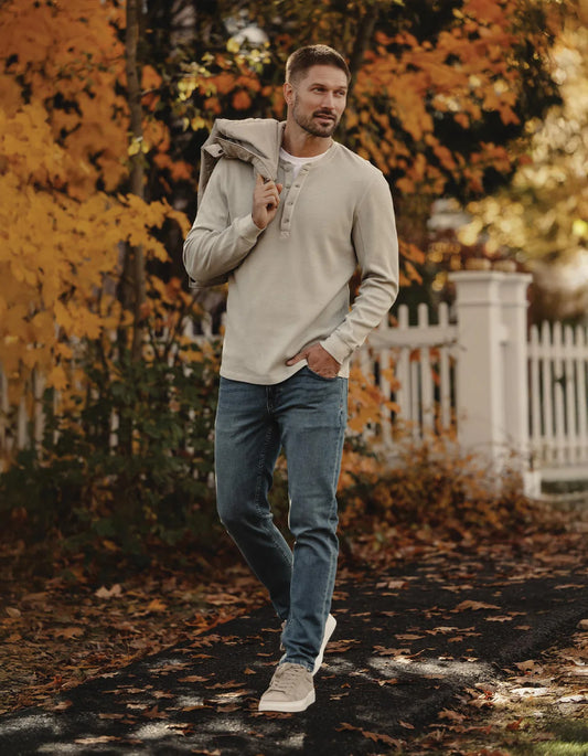 Normal Brand Comfort Terry Jean In Dark Wash