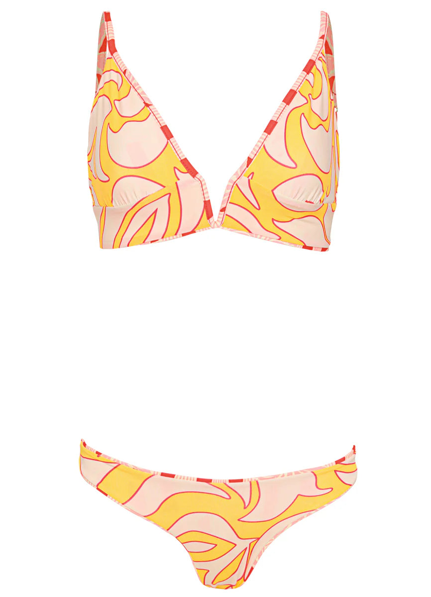 Maaji Palm Plantation Parade Long Line Triangle Bikini Top