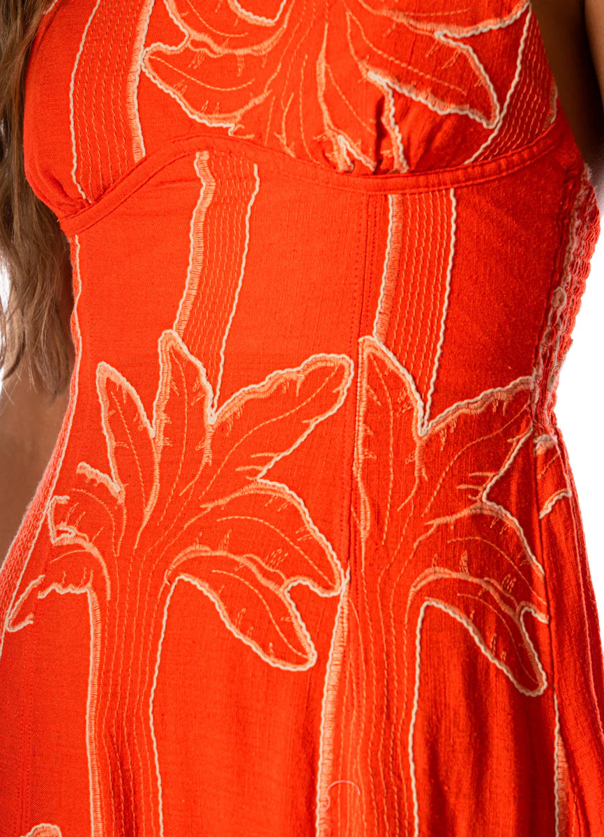 Maaji Palm Plantation Lupine Long Dress