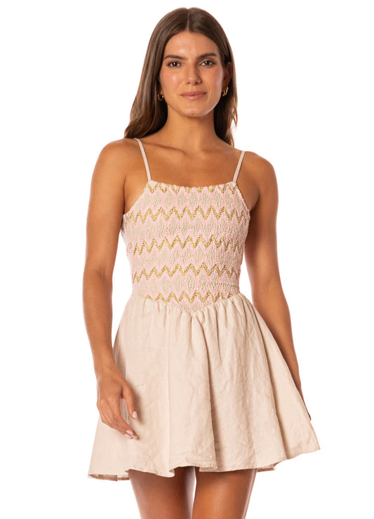 Maaji Zigzag Multicolor Tullip Short Dress