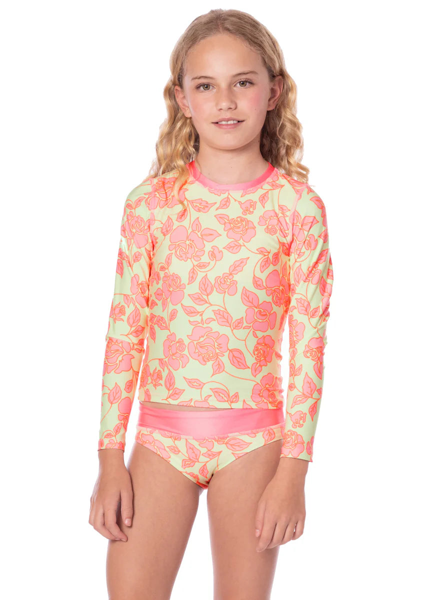 Maaji Blooming Glow Odyssey Girls Rashguard Set