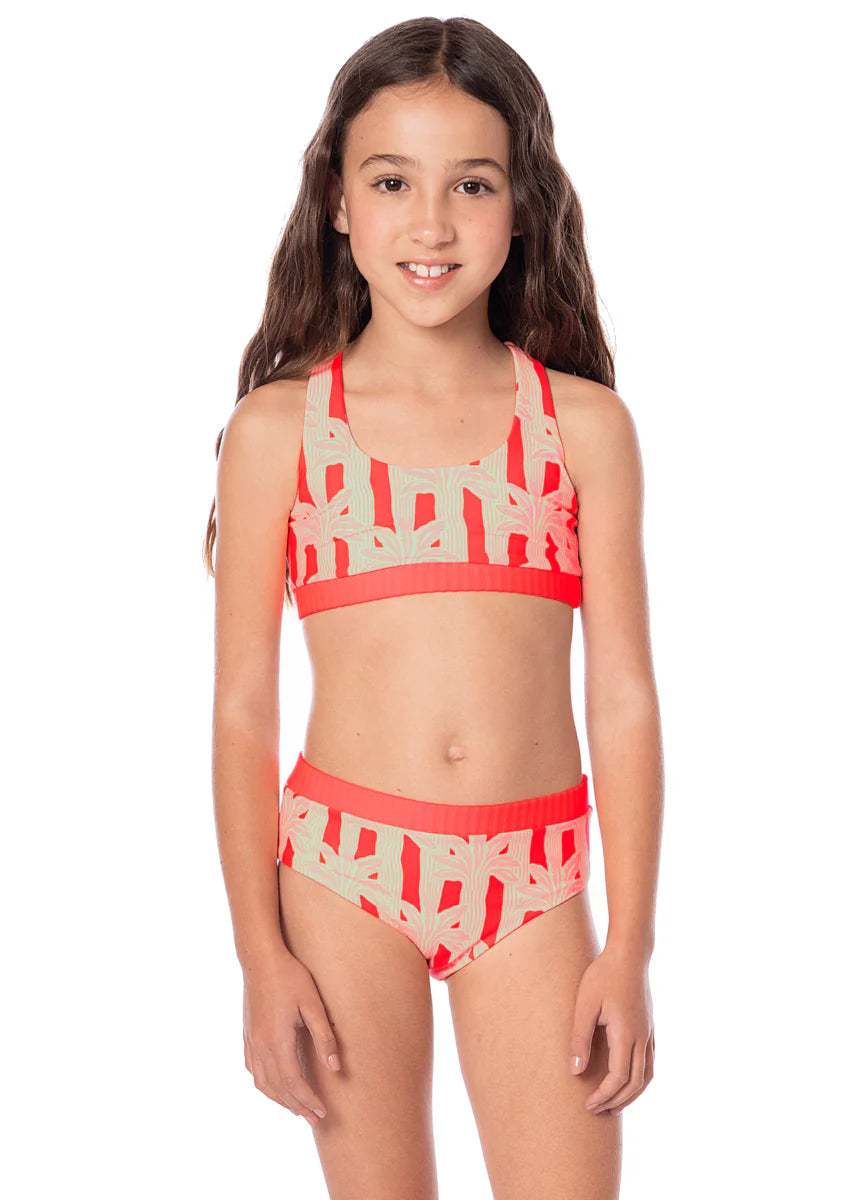 Maaji Palm Plantation Grape Girls Bikini Set