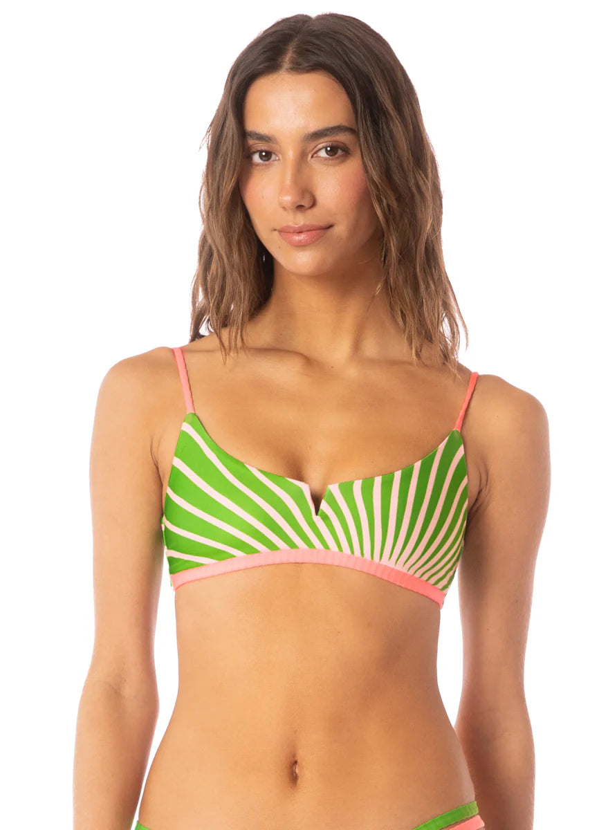 Maaji Women's Sunrise Colada Victor V Wire Bralette Bikini Top