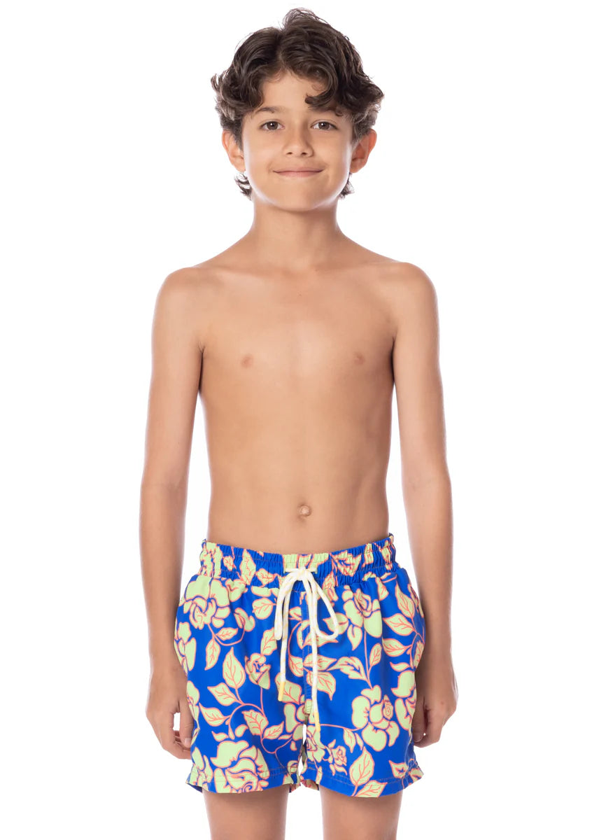 Maaji Cobalt Flora Little Sailor Boys Trunks
